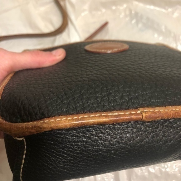 DOONEY & bourke all weather leather black brown vintage binocular crossbody bag - Picture 6 of 14